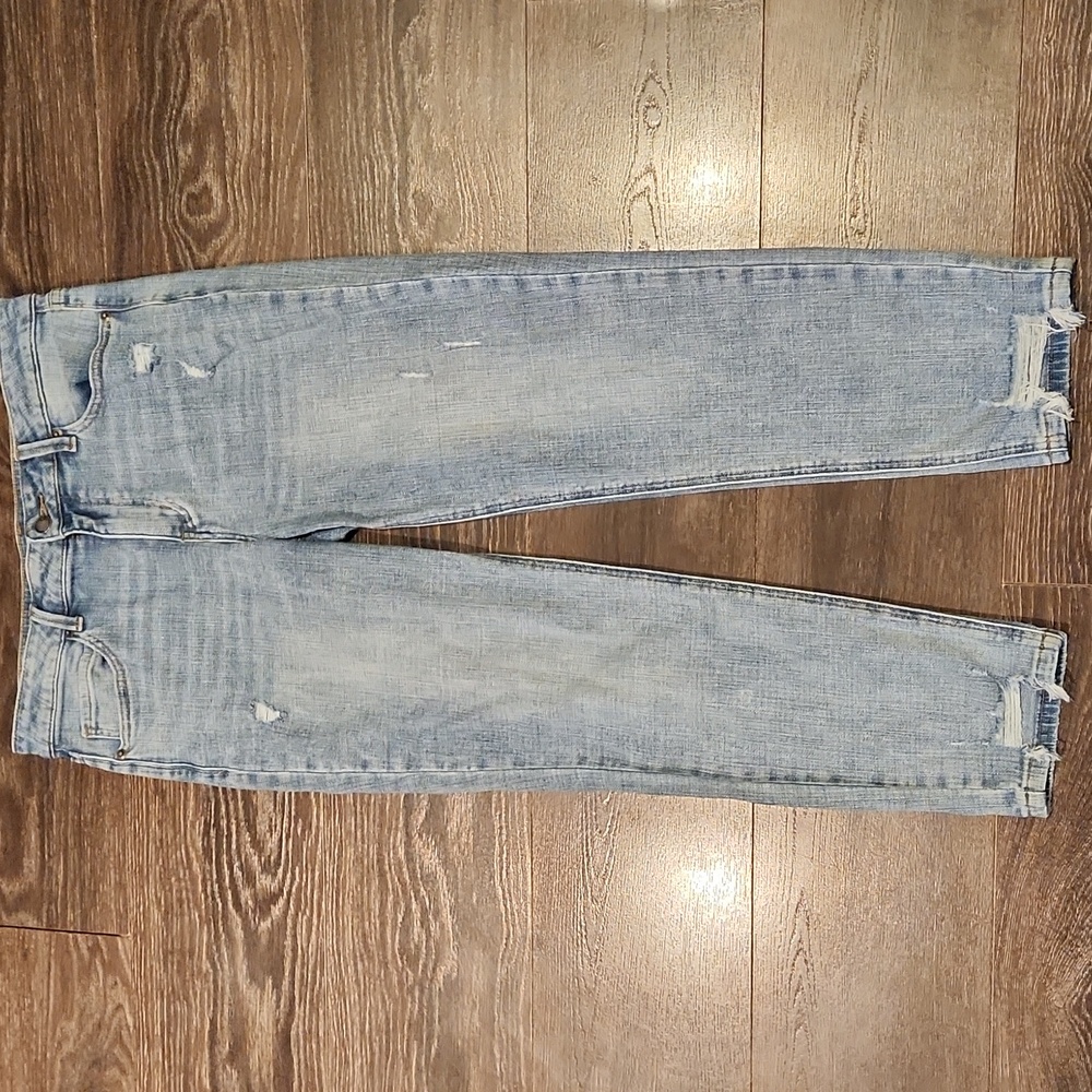 ❤️ COSMIC BLUE LOVE ADRIENNE BOYFRIEND JEANS, DISTRESSED, 10 (30) - Picture 2 of 7